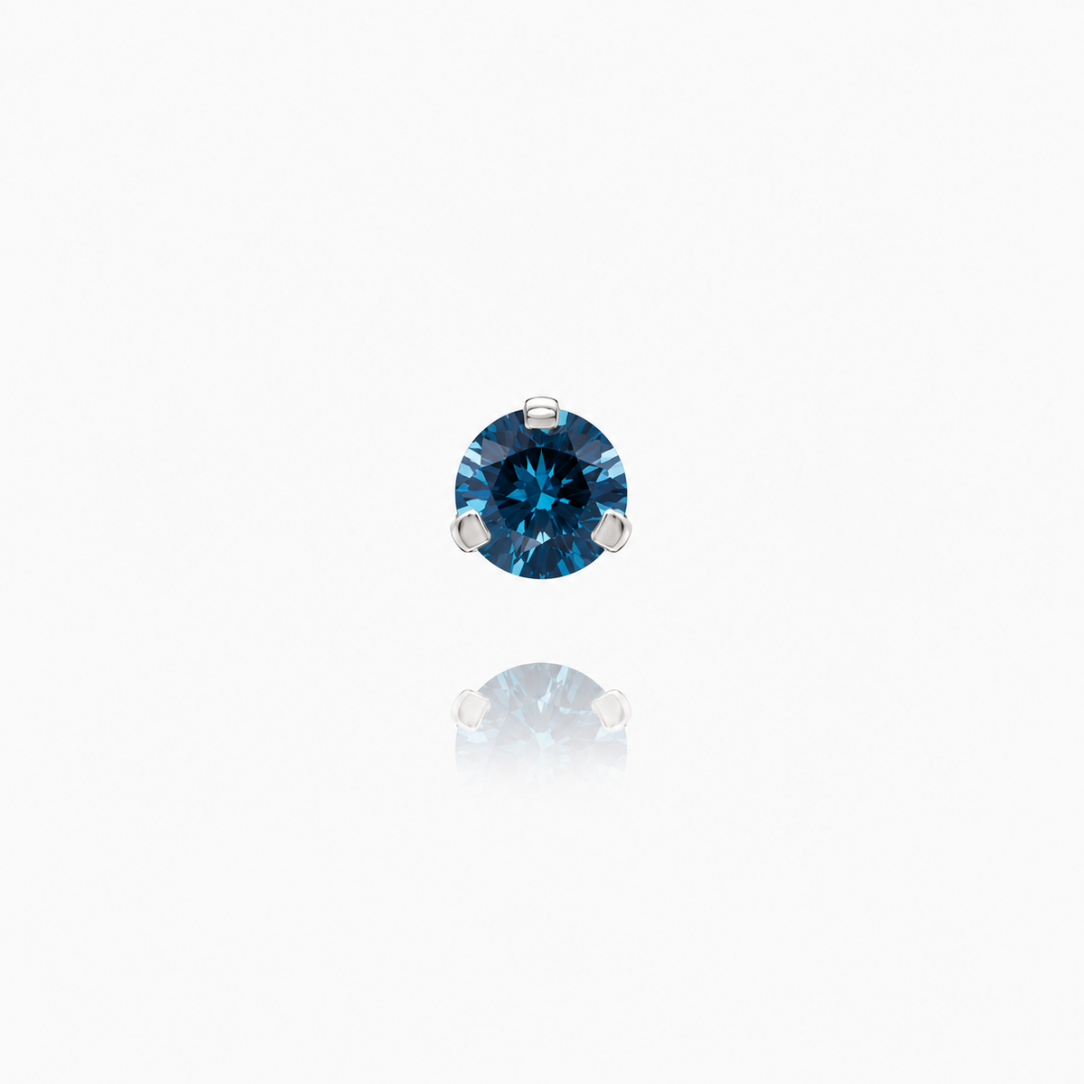 Top 3-Prong Set Gem White Gold 14k