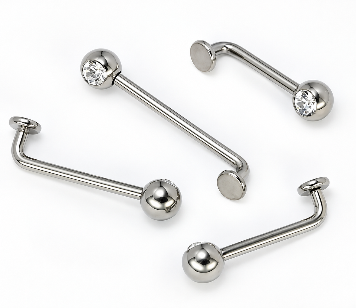 Titanium Threaded Christina Barbell