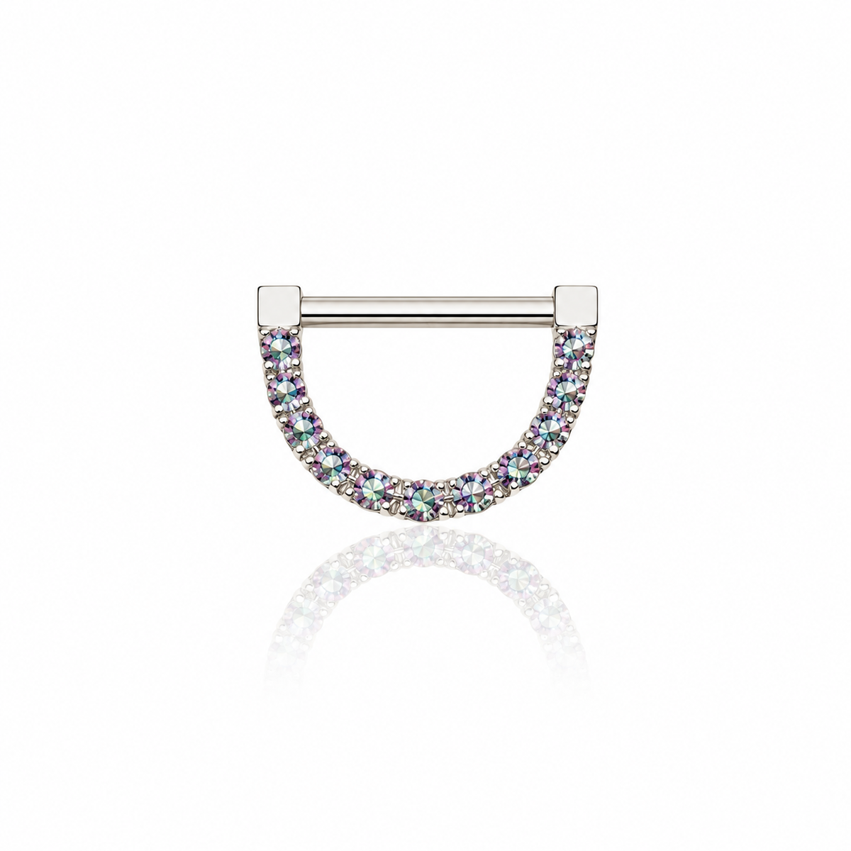Aurora Nipple Clicker White Gold 18k
