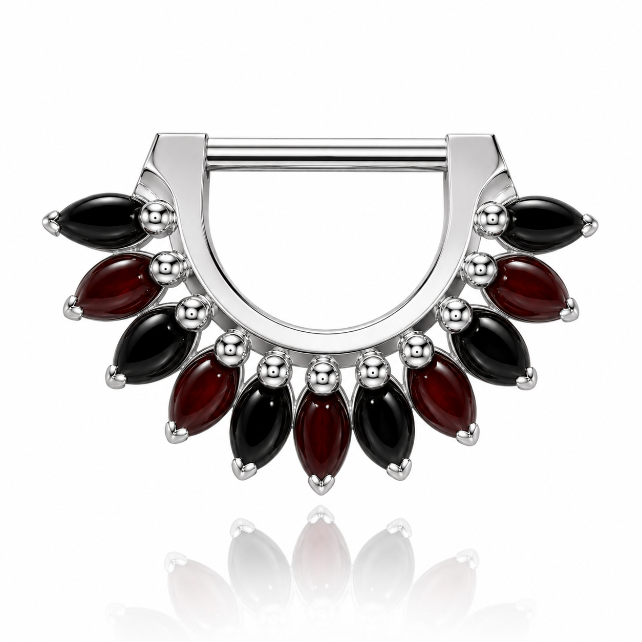 White Gold Marchesa Ring with Cabs