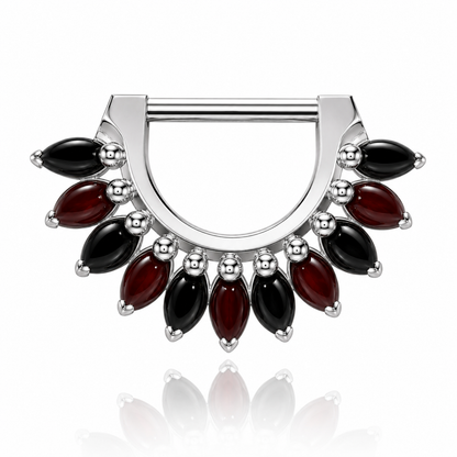 White Gold Marchesa Ring with Cabs