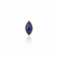 Top Yellow Gold Leaf with Natural Stones