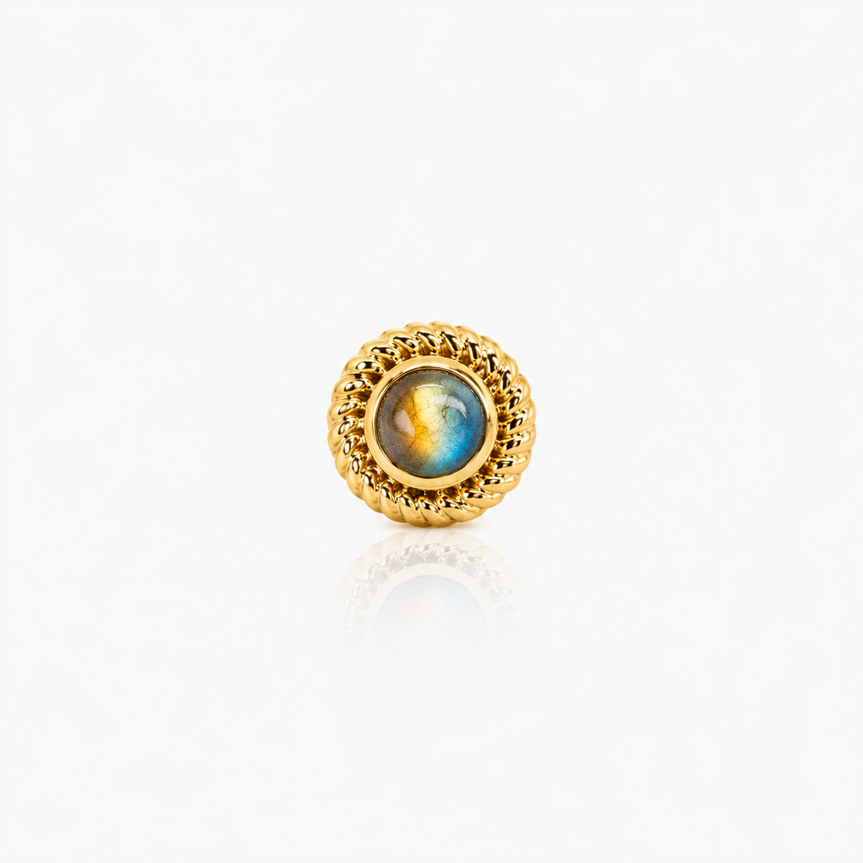 Top Yellow Gold Estrella with Natural Stones