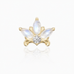 Top Yellow Gold Lilac with Cabs
