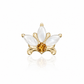 Top Yellow Gold Lilac with Cabs