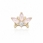 Top Yellow Gold Lilac with Cabs