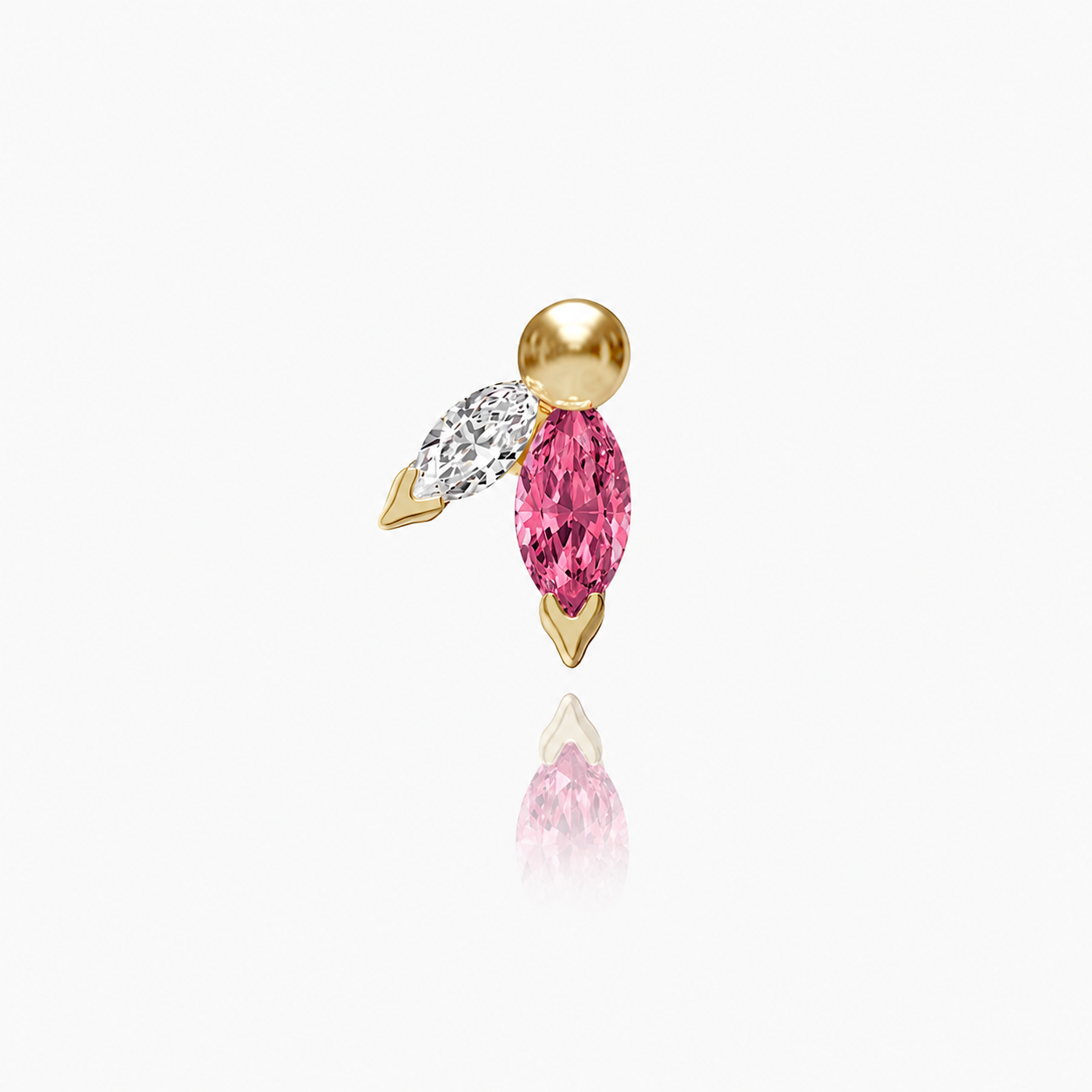 Top Yellow Gold Marchesa Petals Left