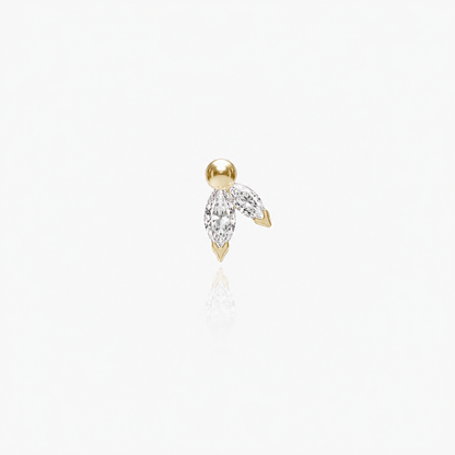 Top Yellow Gold Marchesa Petals Right