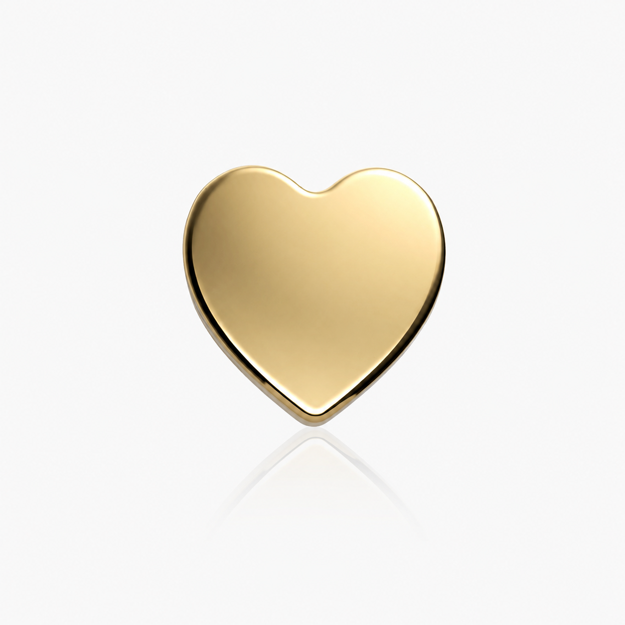 Top Yellow Gold Flatheart