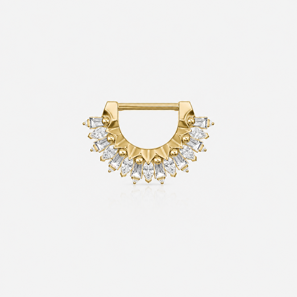 Yellow Gold Iris Ring