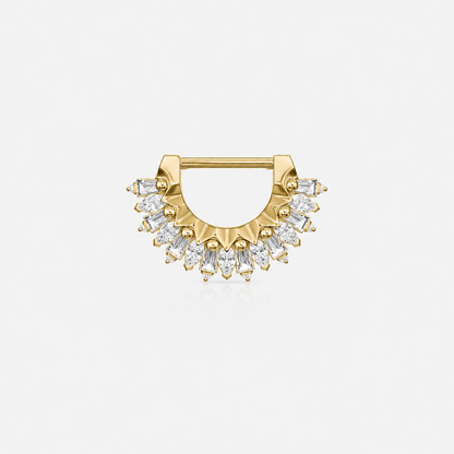 Yellow Gold Iris Ring