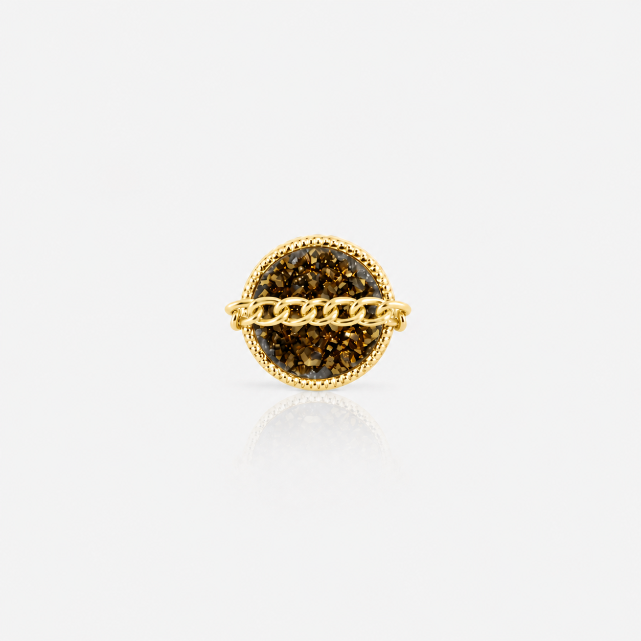 Top Yellow Gold Elemence with Druzes