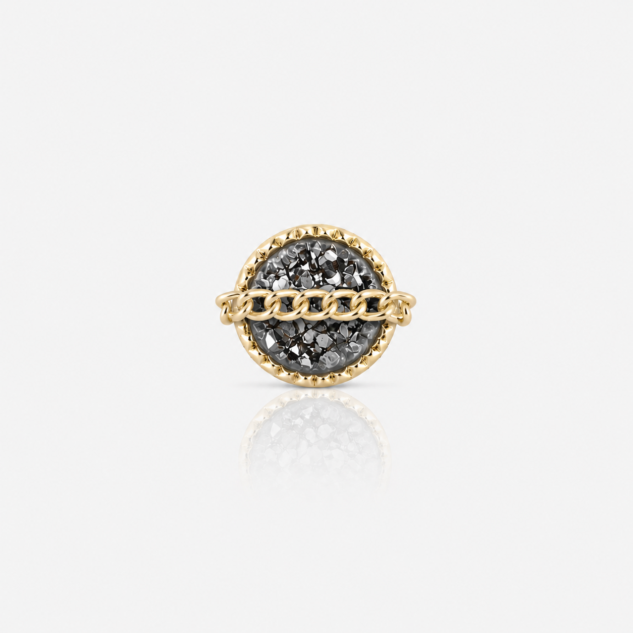 Top Yellow Gold Elemence with Druzes