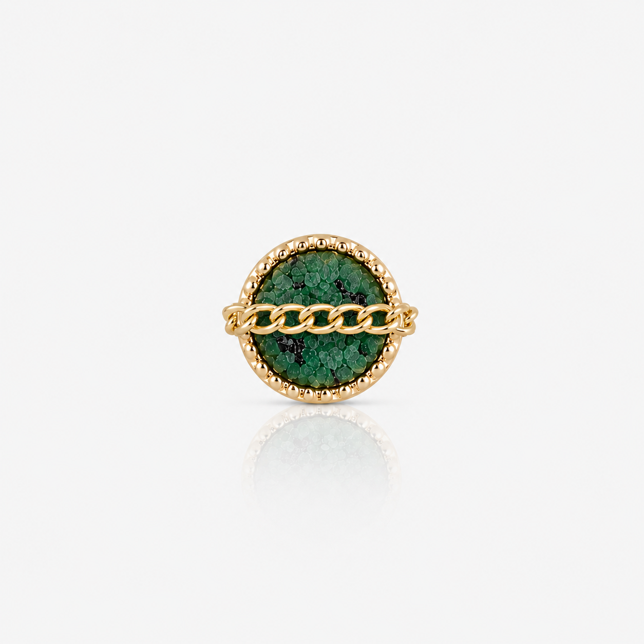 Top Yellow Gold Elemence with Druzes