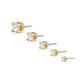 Top Classic Prong  Yellow 14k