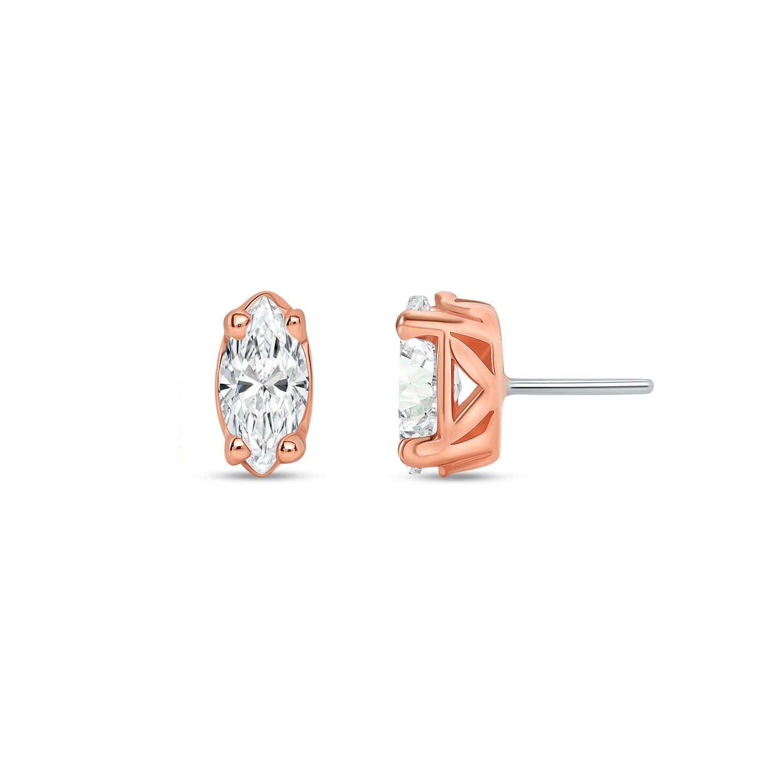 Top Ornament Marquise Prong