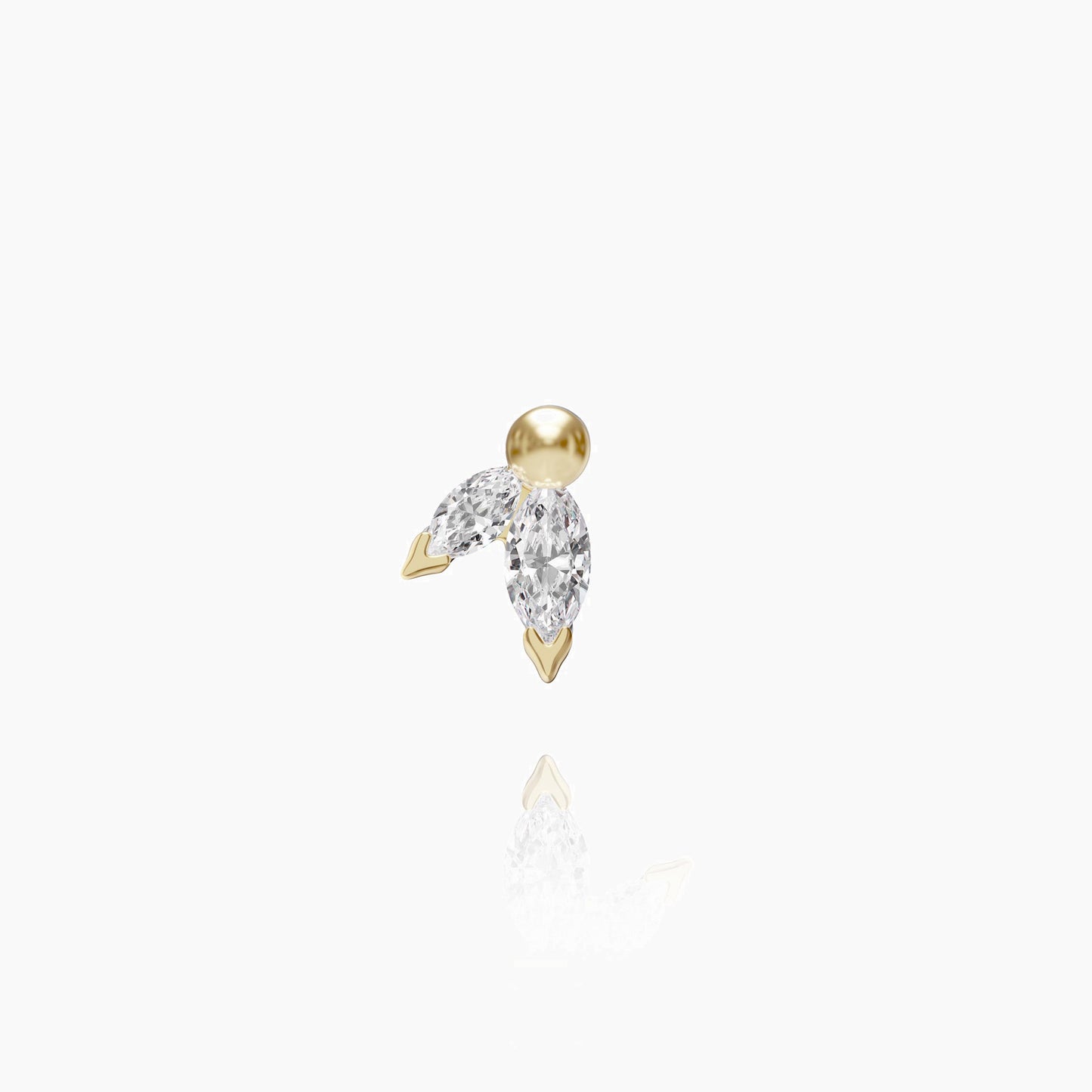 Top Yellow Gold Marchesa Petals Left