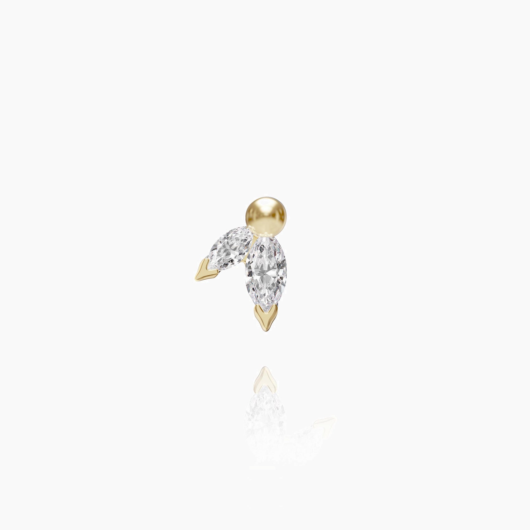 Top Yellow Gold Marchesa Petals Left