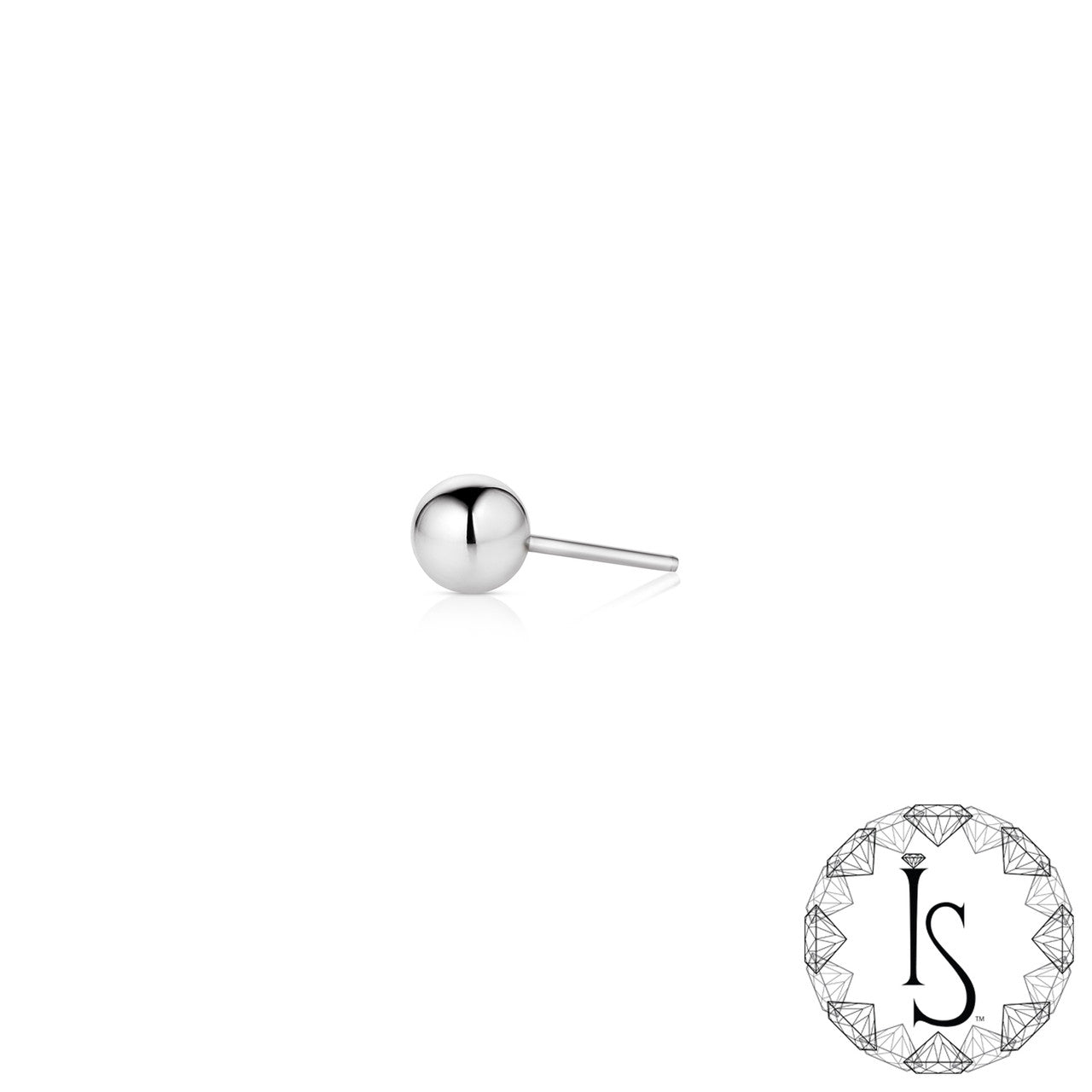 Titanium Threadless Ball End
