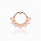 Tiara Large With Natural Stones Yellow Gold 14k