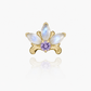 Top Yellow Gold Lilac with Cabs