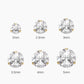 Top 3-Prong Set Gem White Gold 14k