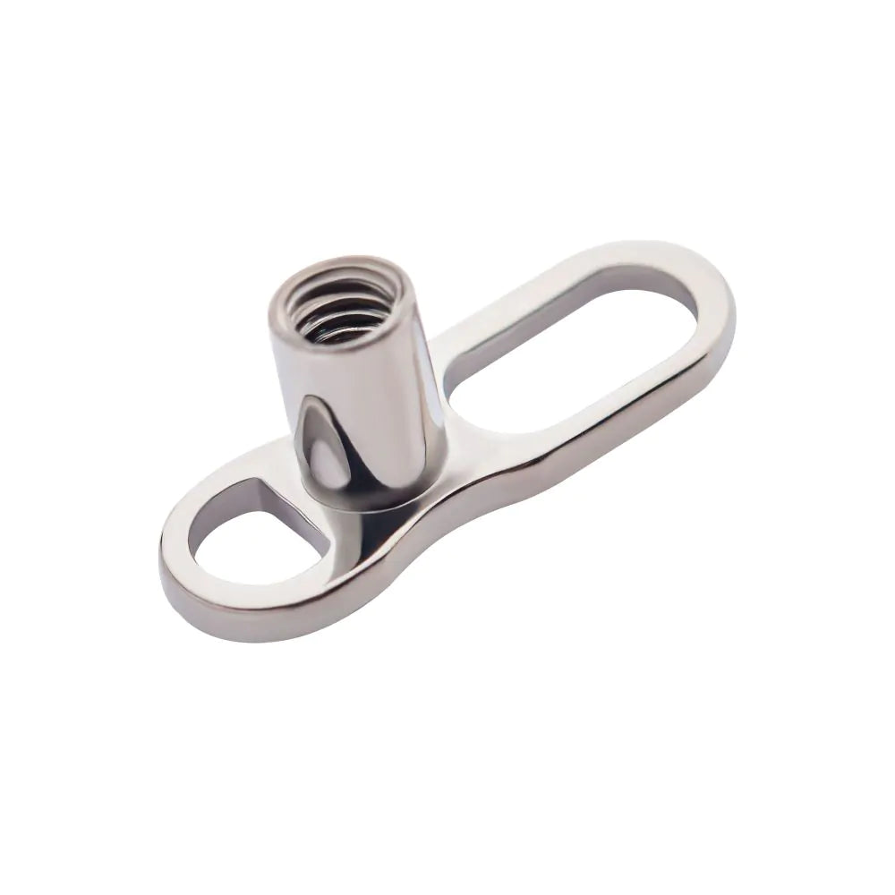 Titanium Threaded Microdermal  Anchor Base