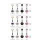 Titanium Threaded Double Bezel Round Navel