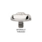 Titanium Threaded Low Profile Bezel Set