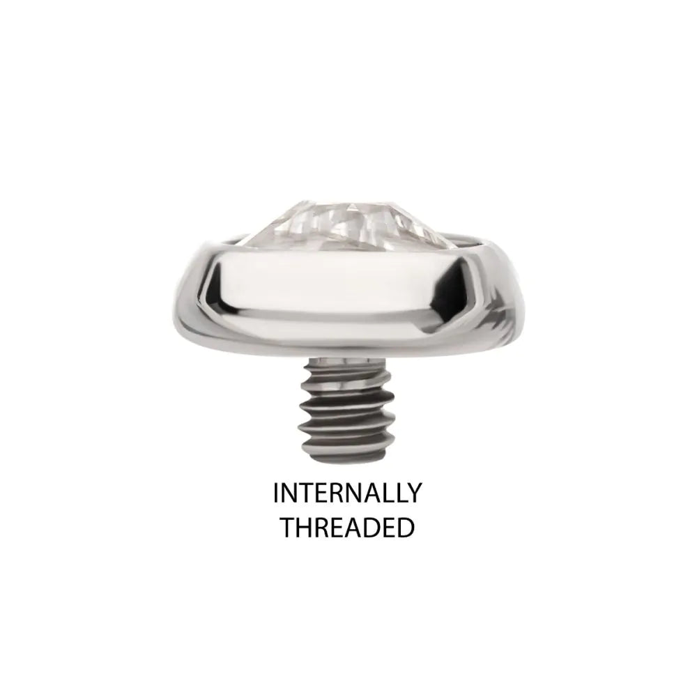 Titanium Threaded Low Profile Bezel Set